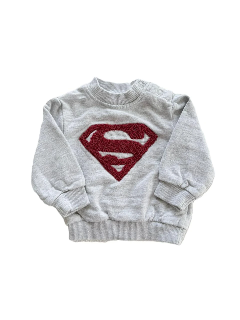 Pull gris DC comics Superman 1 mois